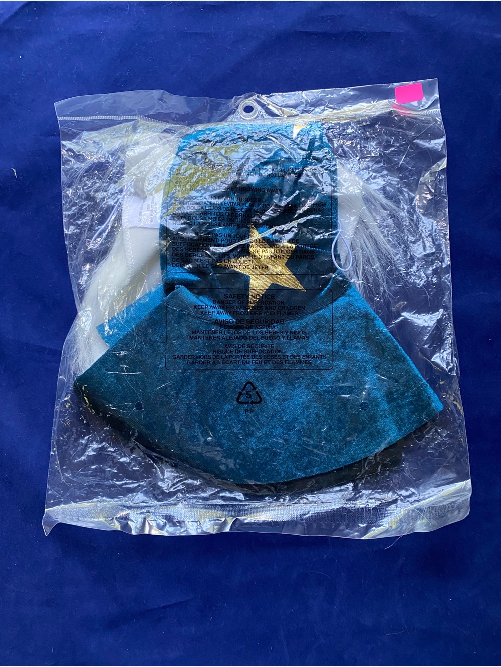 New Halloween Wizard Hat & Beard Kids Costume